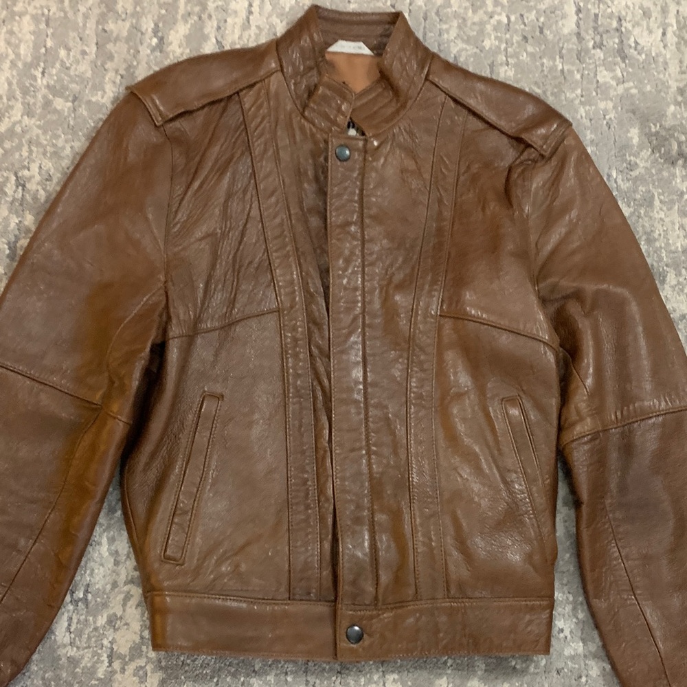 Brown Leather Jacket - image 2